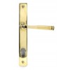 Avon Slimline Lever Espag. Lock Set - Polished Brass 