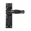 Lever Latch Set - Black