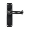 MF Lever Latch Set - Black