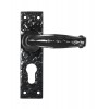 MF Lever Euro Lock Set - Black