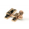 Narrow Beehive Quadrant Fastener - Polished Bronze