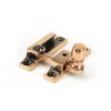 Narrow Mushroom Quadrant Fastener - Polished Bronze