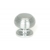 30mm Beehive Cabinet Knob - Satin Chrome