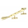 8" Reeded Stay - Polished Brass 