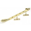 10" Reeded Stay - Polished Brass 