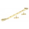 12" Reeded Stay - Polished Brass 