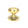 33mm Oval Cabinet Knob - Aged Brass
