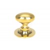 40mm Oval Cabinet Knob - Aged Brass