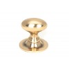 33mm Oval Cabinet Knob - Polished Bronze