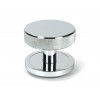 Brompton Centre Door Knob (Plain) - Polished Chrome