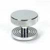 Brompton Centre Door Knob (Beehive) - Polished Chrome