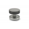 Brompton Centre Door Knob (Plain) - Pewter