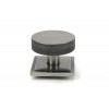 Brompton Centre Door Knob (Square) - Pewter