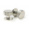 Brompton Mortice/Rim Knob Set (Plain) - Polished Nickel