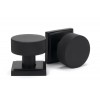 Brompton Mortice/Rim Knob Set (Square) - Matt Black