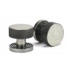 Brompton Mortice/Rim Knob Set (Beehive) - Pewter