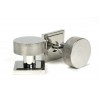 Brompton Mortice/Rim Knob Set (Square) - Polished Marine SS (316)