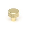 25mm Brompton Cabinet Knob (No rose) - Polished Brass