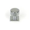 25mm Brompton Cabinet Knob (Square) - Polished Chrome