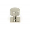 25mm Brompton Cabinet Knob (Square) - Polished Nickel