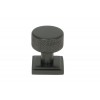 25mm Brompton Cabinet Knob (Square) - Aged Bronze