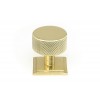 32mm Brompton Cabinet Knob (Square) - Polished Brass