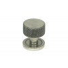 25mm Brompton Cabinet Knob (Plain) - Pewter