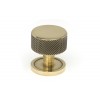 32mm Brompton Cabinet Knob (Plain) - Aged Brass