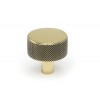 32mm Brompton Cabinet Knob (No rose) - Aged Brass