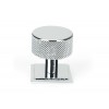 32mm Brompton Cabinet Knob (Square) - Polished Chrome