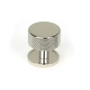 32mm Brompton Cabinet Knob (Plain) - Polished Nickel
