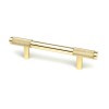 Small Half Brompton Pull Handle - Polished Brass