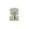 32mm Brompton Cabinet Knob (Square) - Polished Nickel