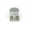 25mm Brompton Cabinet Knob (Square) - Satin Chrome