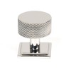 32mm Brompton Cabinet Knob (Square) - Polished SS (304)