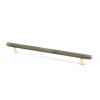 Large Full Brompton Pull Handle - Aged Brass
