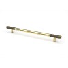 Large Half Brompton Pull Handle - Aged Brass