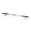 Large Half Brompton Pull Handle - Pewter