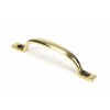 Slim Sash Pull - Aged Brass