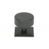 38mm Brompton Cabinet Knob (Square) - Matt Black