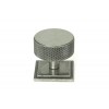 38mm Brompton Cabinet Knob (Square) - Pewter