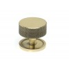 38mm Brompton Cabinet Knob (Plain) - Aged Brass