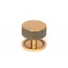 38mm Brompton Cabinet Knob (Plain) - Polished Bronze