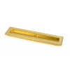 250mm Art Deco Rectangular Pull - Polished Brass