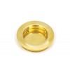 60mm Plain Round Pull - Polished Brass