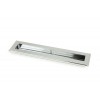 250mm Art Deco Rectangular Pull - Polished Chrome