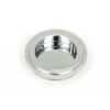 60mm Art Deco Round Pull - Polished Chrome