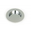 75mm Plain Round Pull - Polished Chrome