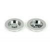 75mm Plain Round Pull Privacy Set - Polished Chrome