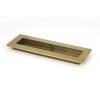 175mm Plain Rectangular Pull - Aged Brass